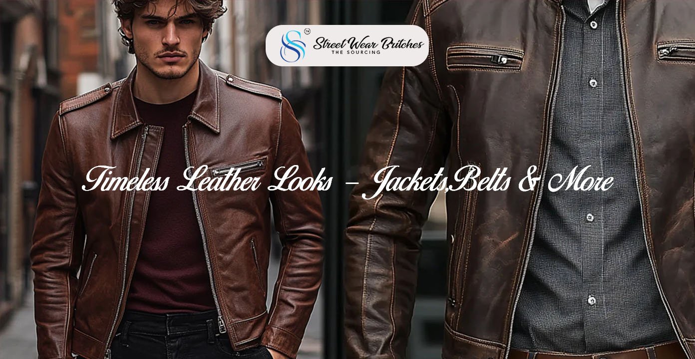 Timeless Leather Looks – Jackets, Belts and More